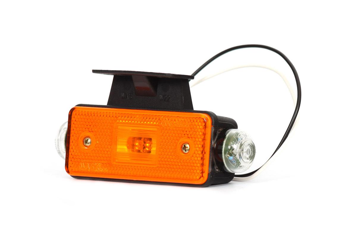 POSITION LIGHT ON LEFT BRACKET (FRONT/REAR AND SIDE + RETRO-REFLECTOR)